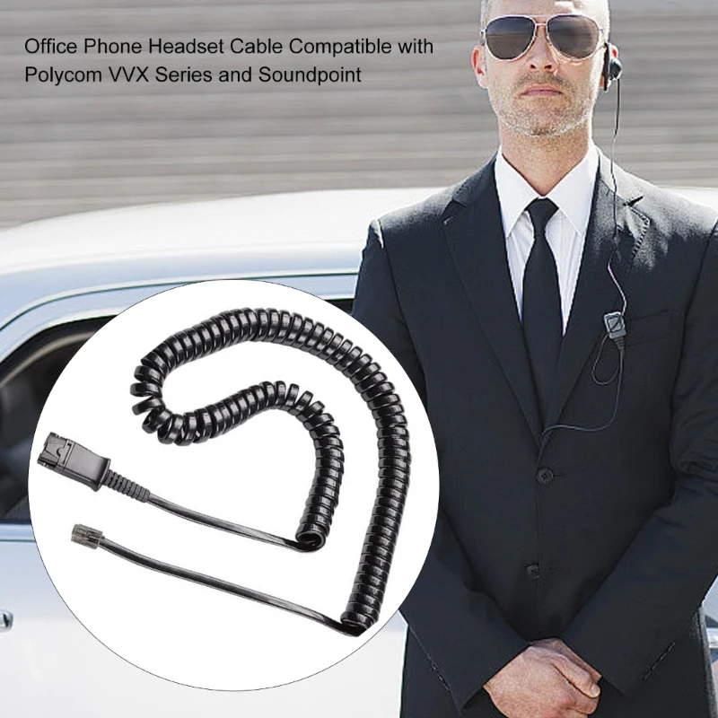 ABS Headsets Connection Cable for Business Telephones and Home Phones DropShipping