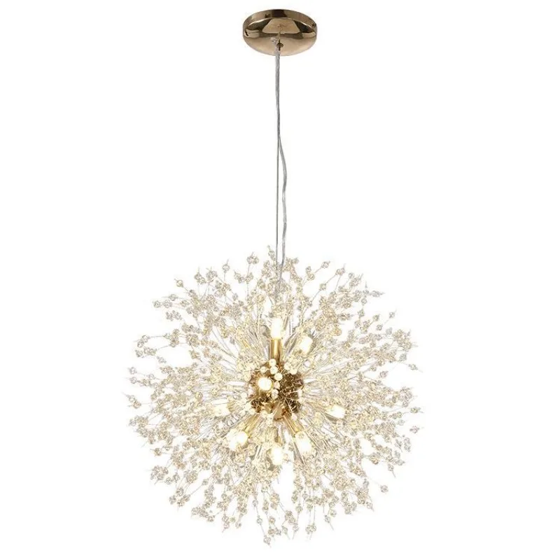 

Firefly crystal lamp dining room simple modern dandelion dining table light luxury lamp lighting Internet celebrity restaurant