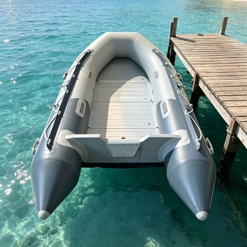 High-Speed 380cm Impact Resistant Integrated Hull Sport Yachting Inflatable Boat ForOutboard Motor Coastal Sailing Trips