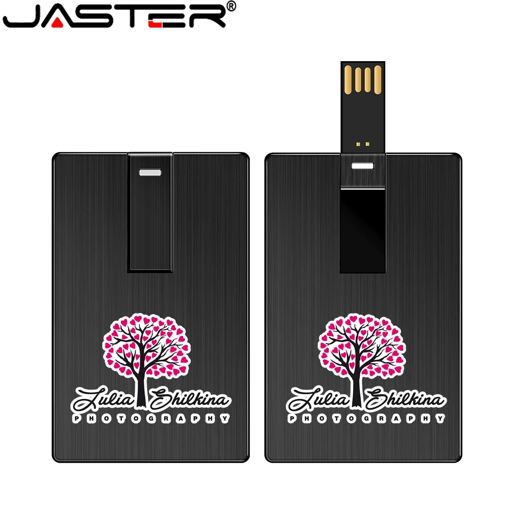 JASTER 금속 카드 USB 2.0 플래시 드라이브, 회전식 메모리 스틱, 방수 외장 스토리지, 크리에이티브 선물, 128GB, 64GB, 32GB, 16GB, 8GB