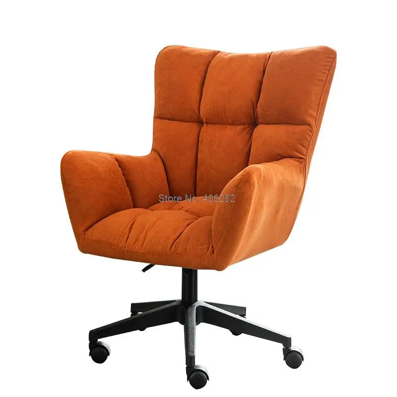 Swivel Computer Chair With Backrest Comfortable Desk Seat For Women Student Dorm Bedroom Home Makeup Office