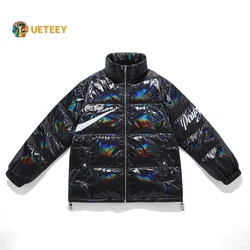 Winter Puffer Jacket  Men 90% White Duck Down Jackets High Quality Glossy Thicken Warm Casual High Street Coats Man Streetwear