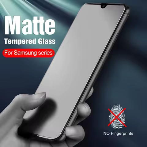 Matte Screen Protector For Samsung A56 A54 A55 A53 A52S 5G A17 A16 A35 A34 A51 A33 A50 A25 A70 A36 A21S A22 A31 Tempered Glass