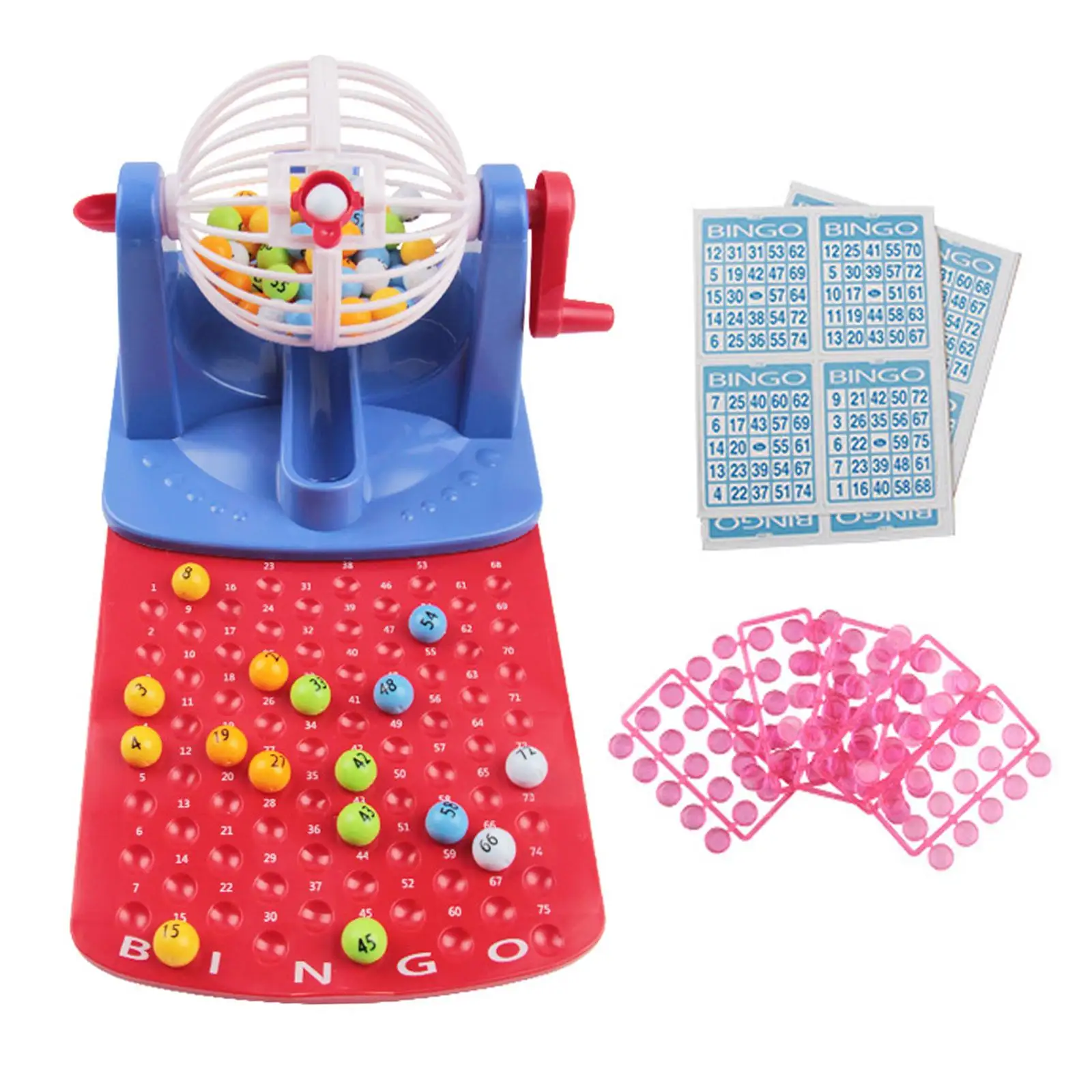 Bingo Master Board Machine Toy for Adults Kids Family Group Fortunate Number Entertainment Game