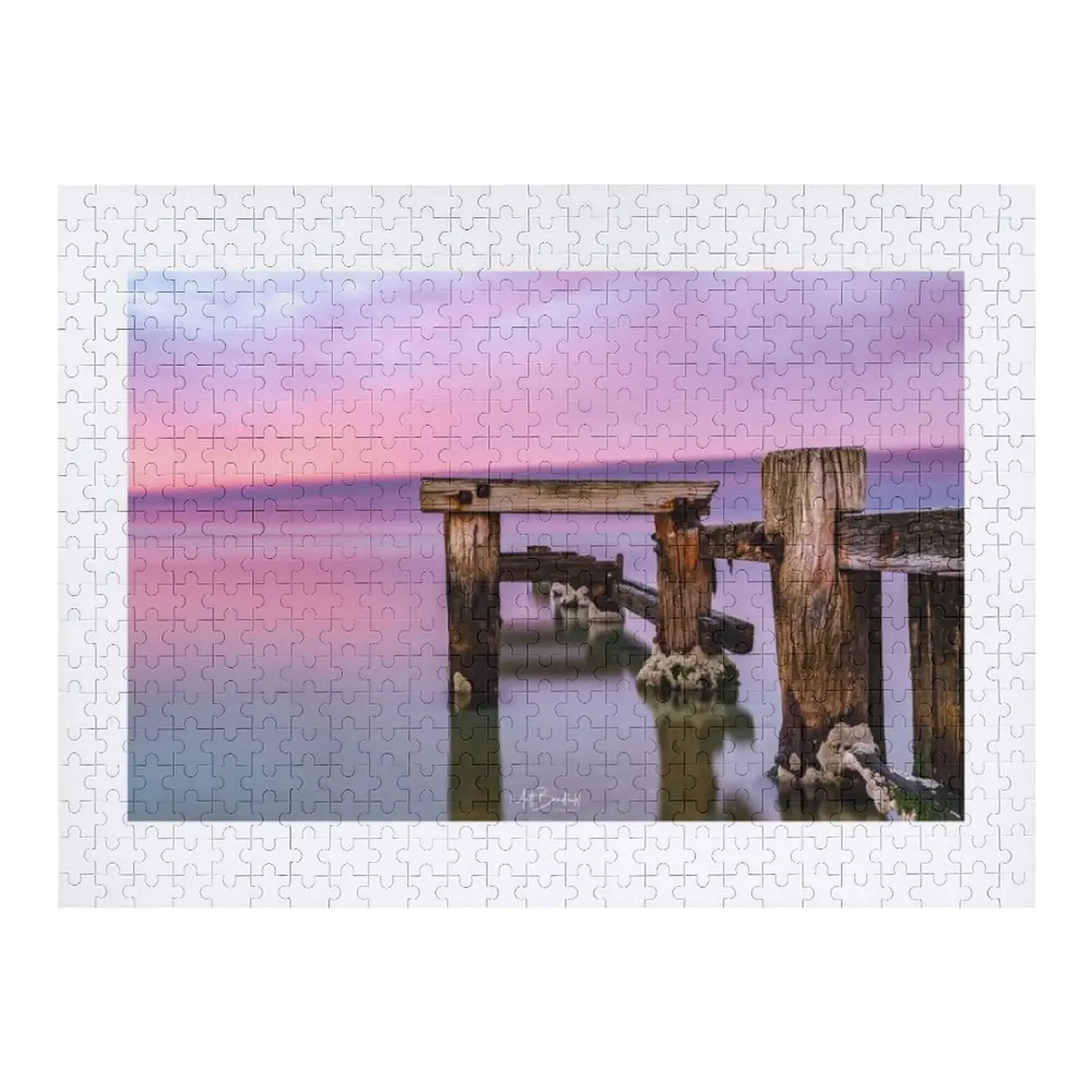 Пазл Mentone Groyne, деревянные композиции для детей, деревянная фотография, персонализированный заказ с фото, подарочная головоломка для ребенка на заказ