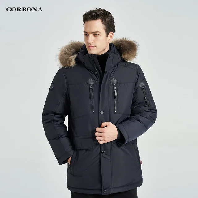 Real fur lined parka mens deals