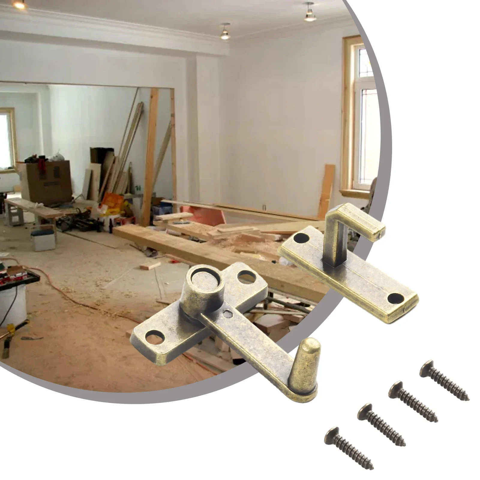Pratico utile chiavistello chiavistello per porta 56*49mm bagni armadi in bronzo protezione chiavistello maniglia per hotel cucine