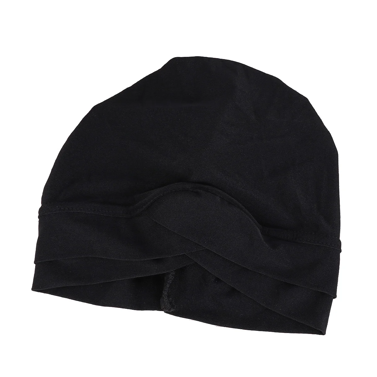 

Indian Style Forehead Cross Hat Linen Turban For Adult Black Headwear Birthday Party Travel Photography Accessory