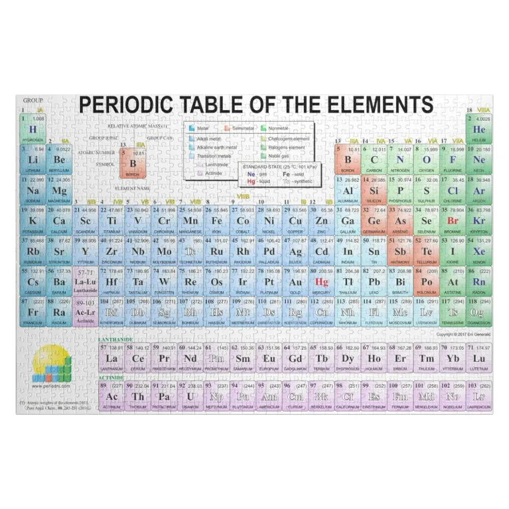

Periodic Table Jigsaw Puzzle Wooden Animal Custom Child Gift Wooden Boxes Wood Adults Puzzle