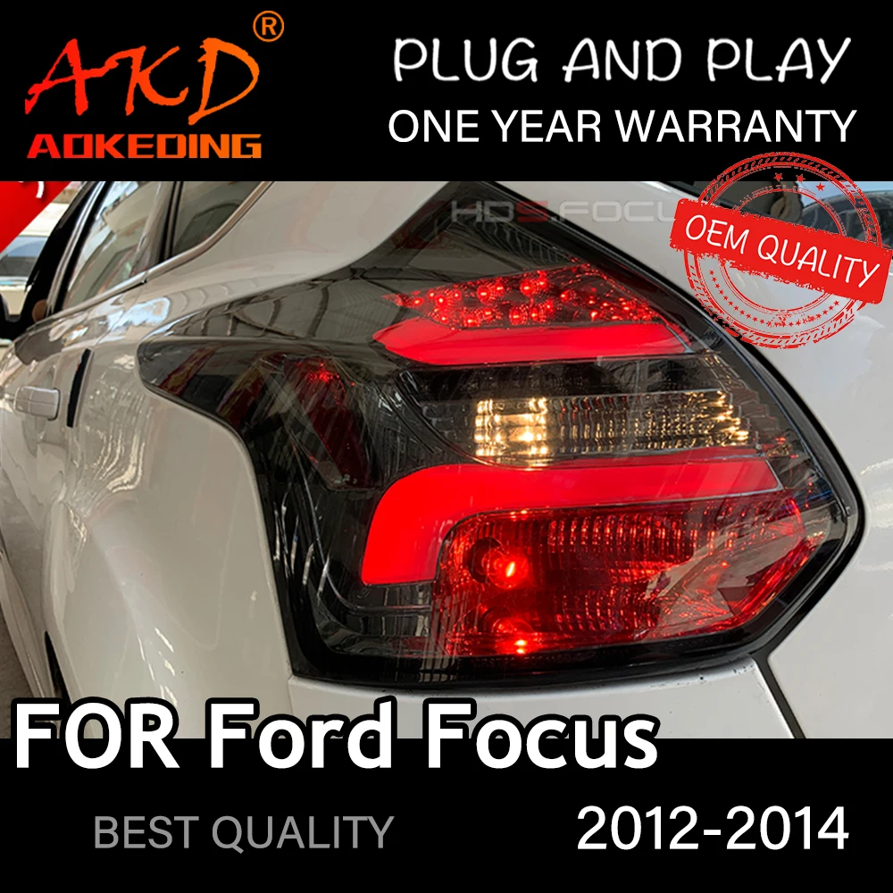 Tail Light For Ford Focus 2012-2014 автомобильные товары Rear Lamp LED Lights Car Accessories Focus 3 Taillights