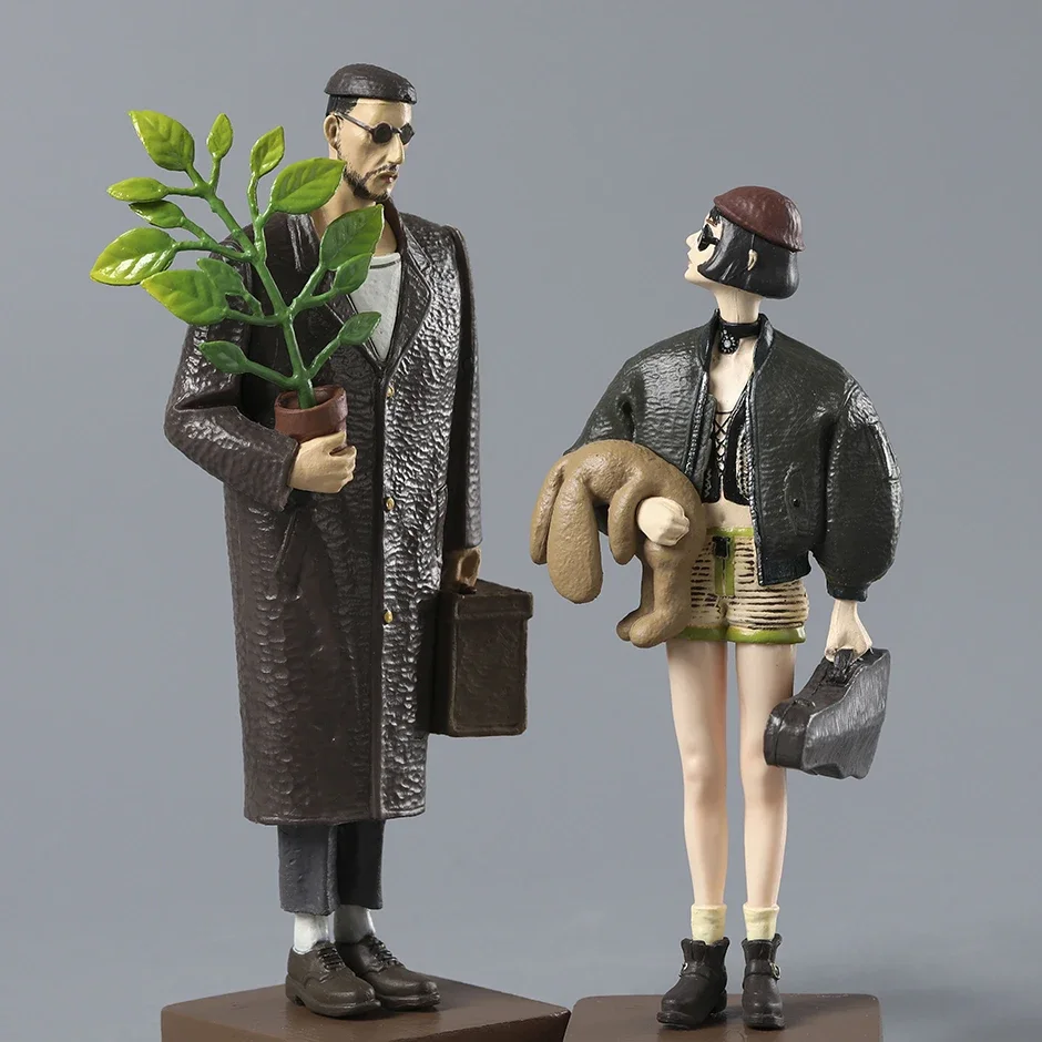 プロのレオンとマチルダのフィギュア,人形のおもちゃ,2パック