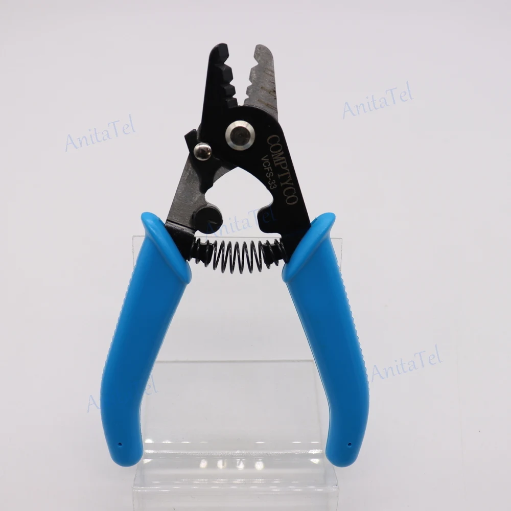 COMPTYCO VCFS-33 Fiber Optical Three-port Stripper Plier Optical Tri-Hole Wire Stripper For FTTH Optic Stripping Plier Tool