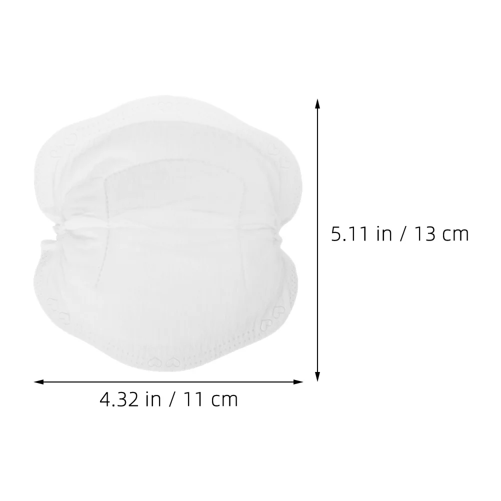 24 قطعة من وسادات حليب الثدي للاستعمال مرة واحدة، رفيعة للغاية ومسامية ومضادة للتسرب، باللون الأبيض #3