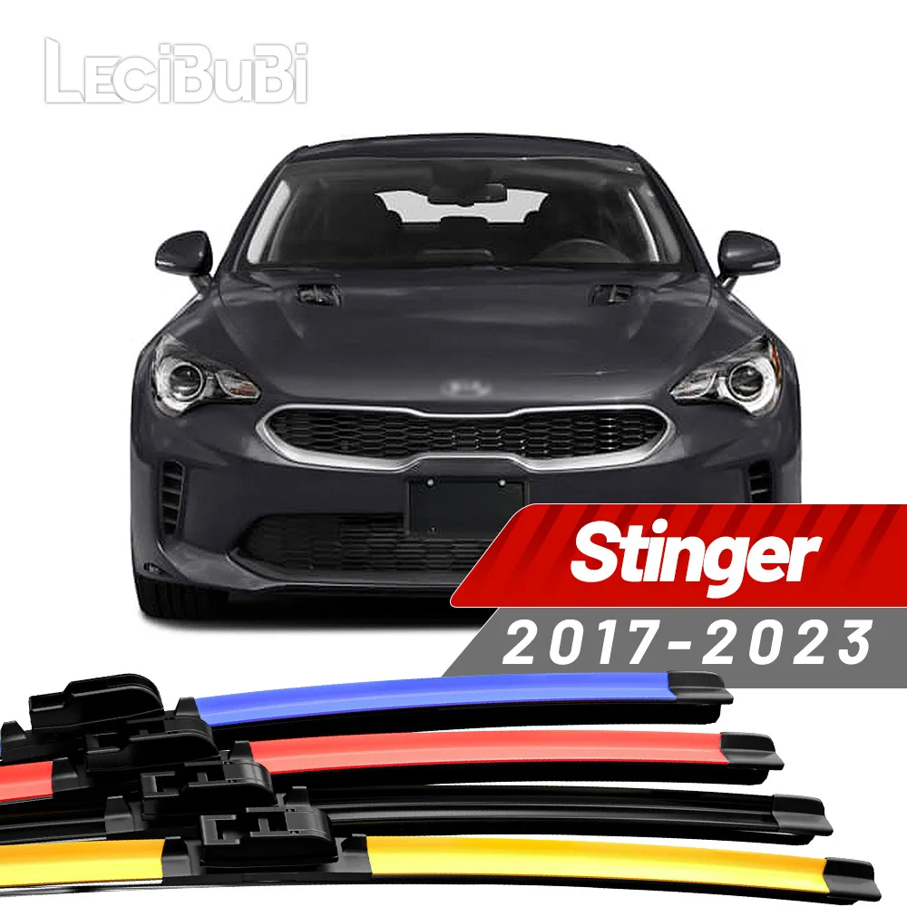 2 Stück für Kia Stinger 2017–2023 2018 2019 2020 2021 2022 Frontscheibenwischerblätter Scheibenwischer