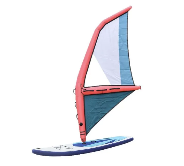 Nylon V Shape Handheld Inflatable Surf Sail Portable Storage Paddle Board Windsurf Processing