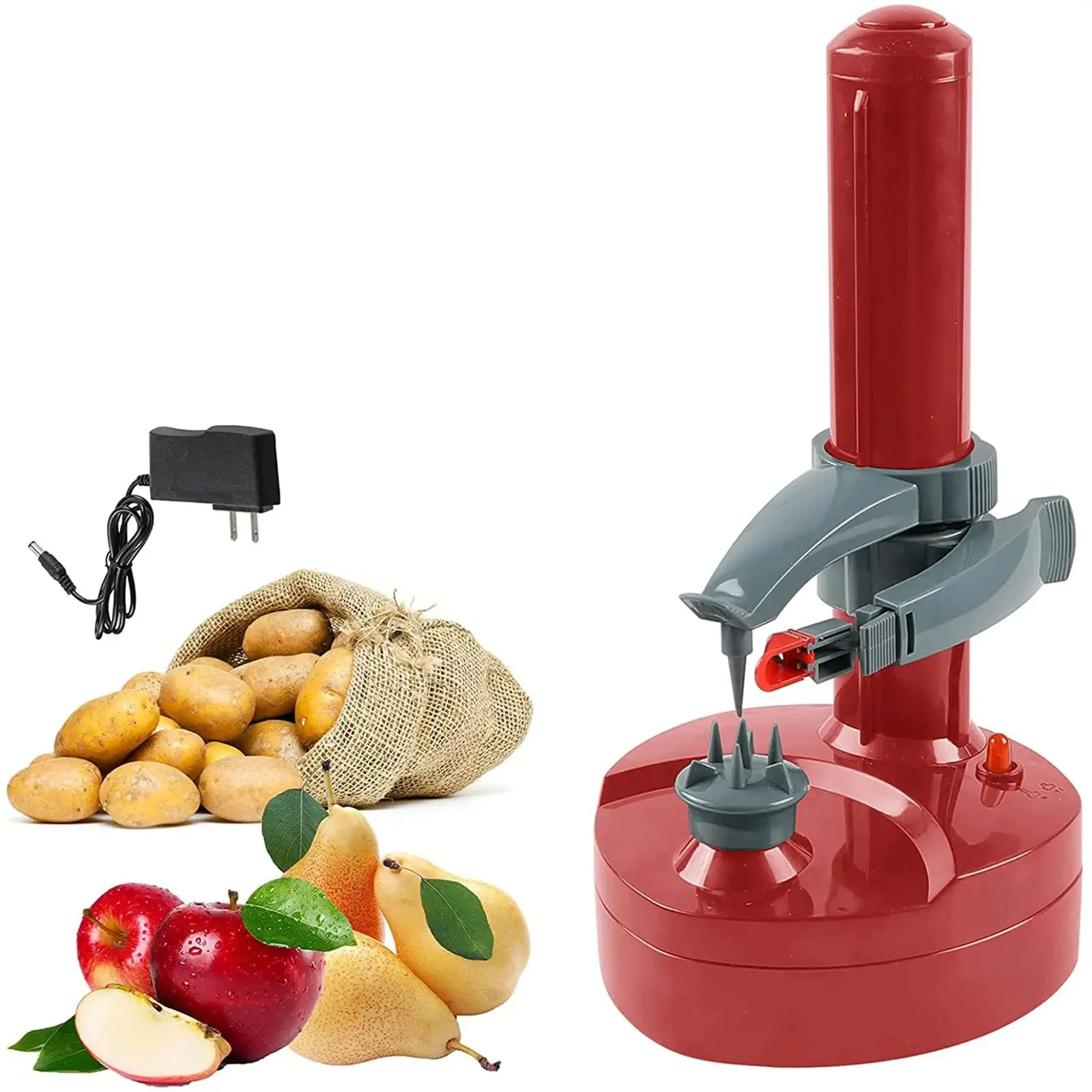 Pelapatate elettrico pelapatate rotante automatico pelapatate pelapatate automatico frutta verdura cucina strumento Peeling