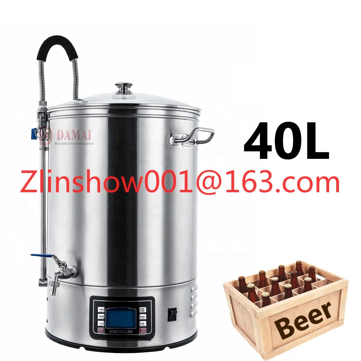 De Elaboracion De Cerveza En uno 40 60 70L All in One Brewery Micro Home Brewing Equipment