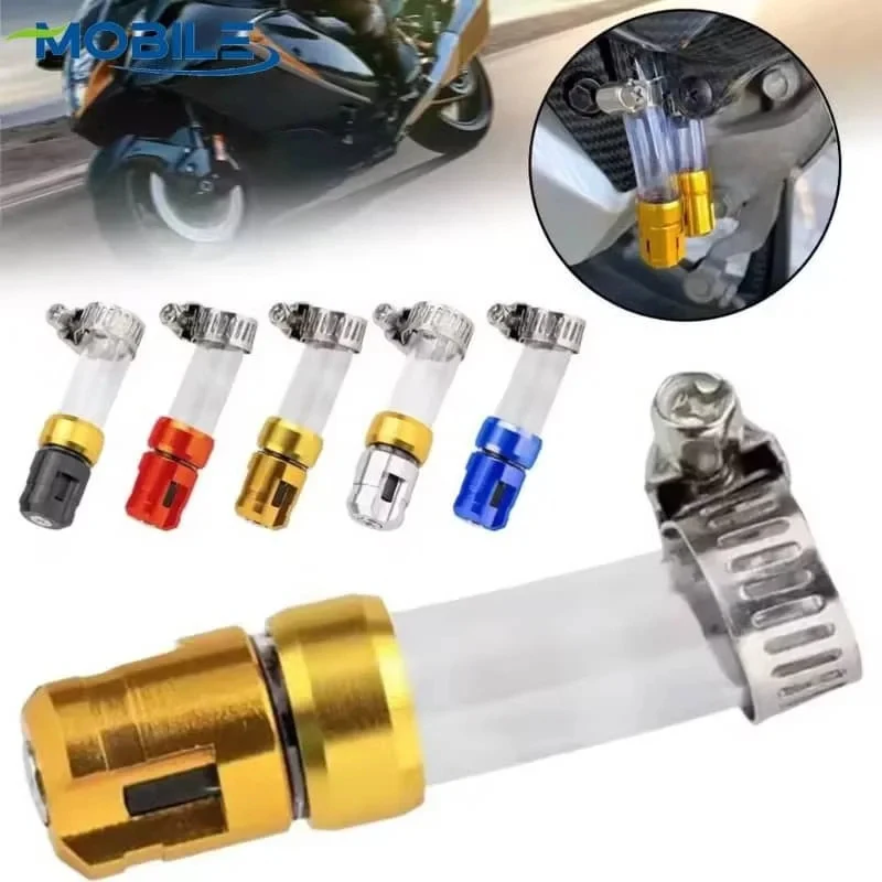 Universal Motorcycle Air Filter Drain Plug Alloy Head Plug For Air Filter Drain Pipe Breather Pipe