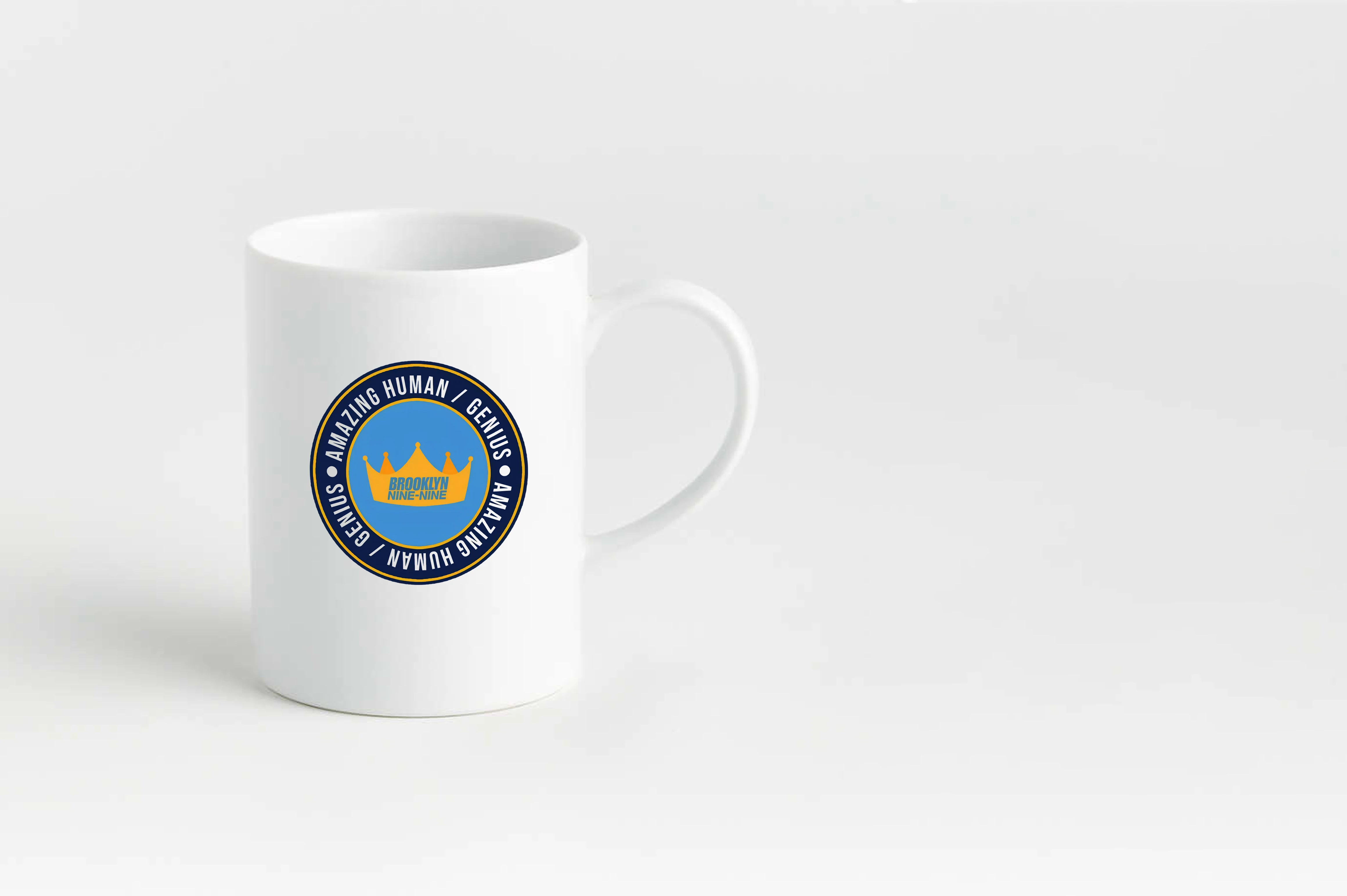 Brooklyn Nine Nine Amazing Human  Genius Mug  Brooklyn 99 gift  Jake Peralta Captain Holt Charles Boyle Coffee Cup Gift