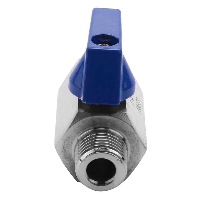 Stainless Steel Ball Valve - 1/4 Inch NPT Thread Male Small Mini Ball Valve (1/4Inch Male&Male)