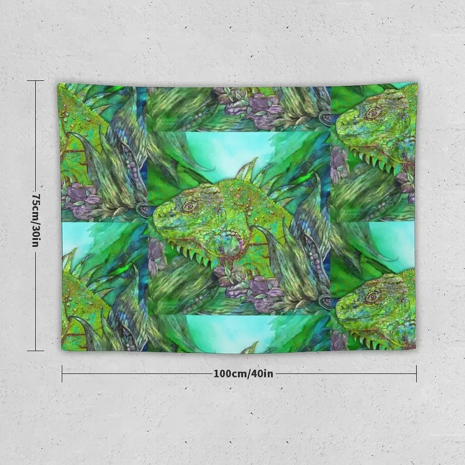 Iguana Cool Tapestry Bedroom Deco Mushroom Tapestry