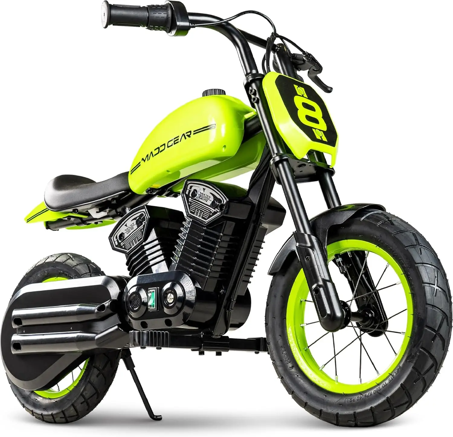 

24-Volt My 1st Mini Electric Dirt Bike for Kids Ages 5-8 - Dual Speed Up to 10 MPH, 12" Tires, 7.5 Mile Range, 110 lbs Max Capac