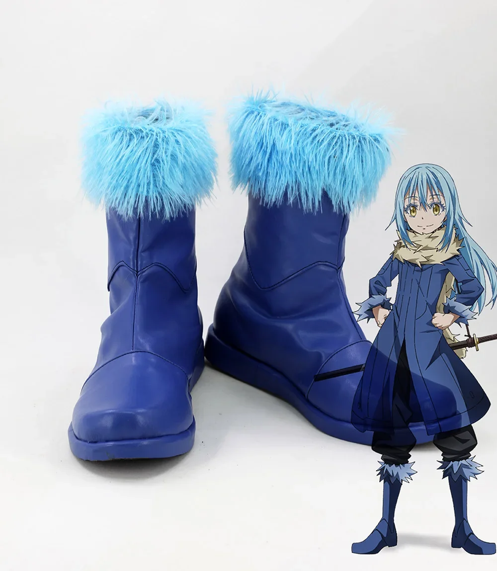 Rimuru Tempest Cosplay Boots Blue Shoes Tensei Shitara Slime datta ken Rimuru That Time I Got Reincarnated as a Slime Cosplay