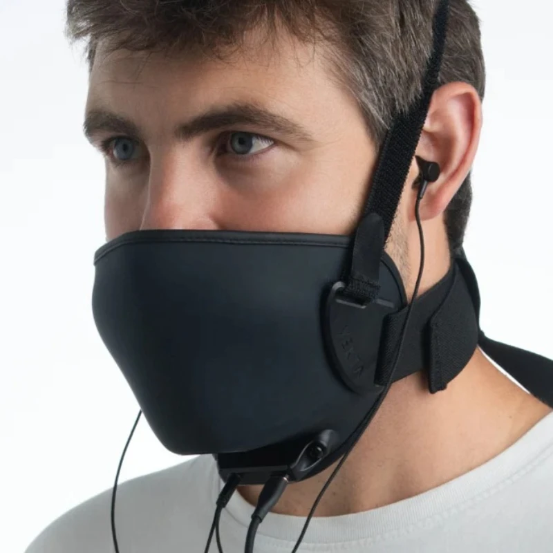 Gaming Soundproof Mask Voice Dampening Mask with Microphone USB