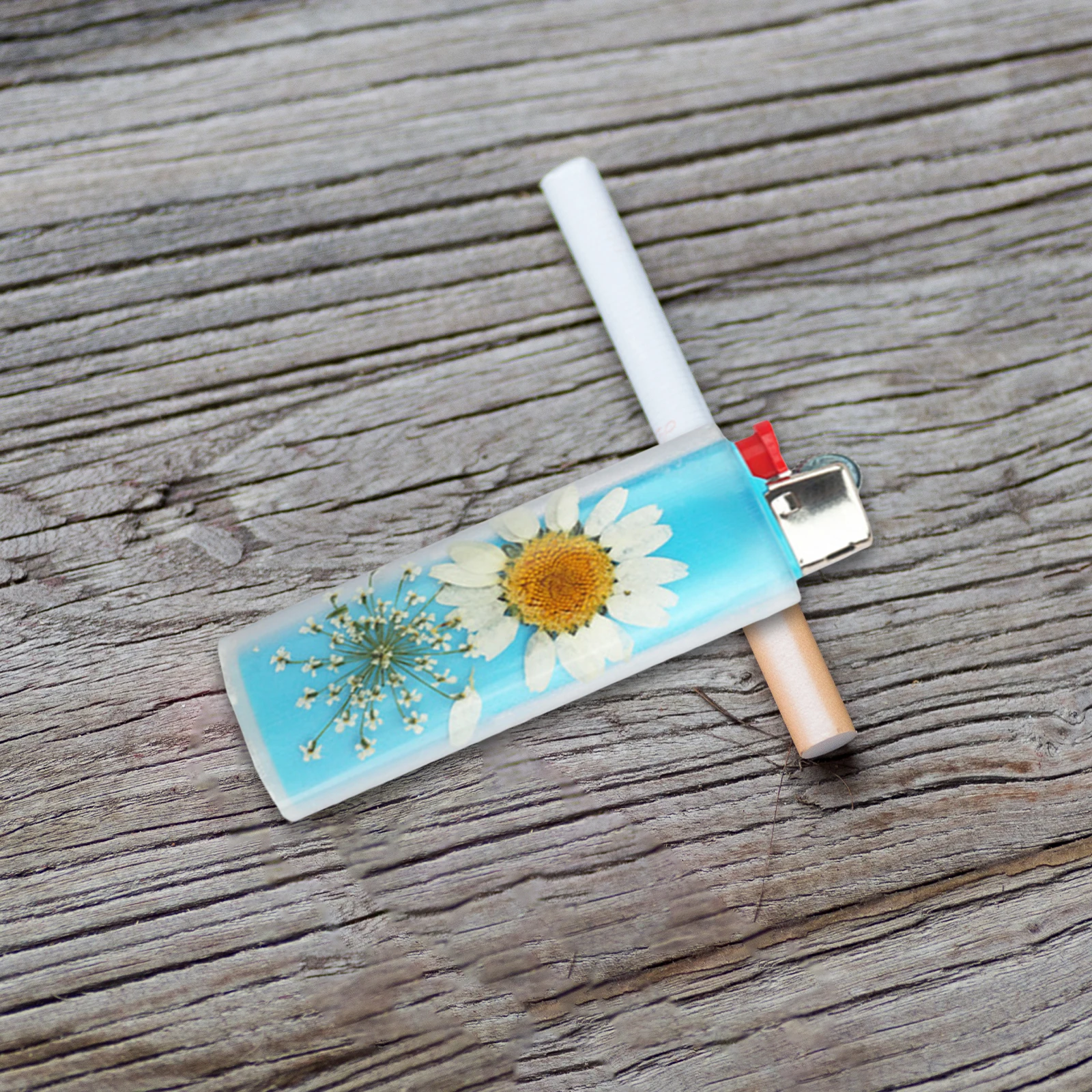 

2pcs Lighter Cover Silicone Mold Diy Crafts Mold For Resin Casting Flexible Non-Stick Durable Easy Demolding Heat Resistant Diy