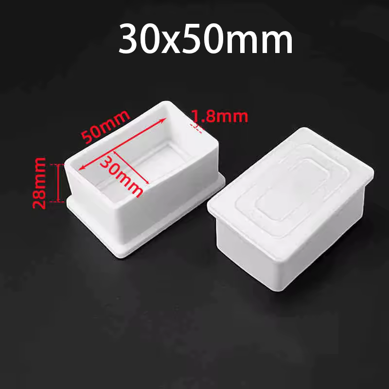 4-30Pcs PVC White Furniture Table Foot Tip Chairs Legs Pad Protector Cover Round/Square Pipe Plug Lid Tube Hole Protection Cap - Image 38
