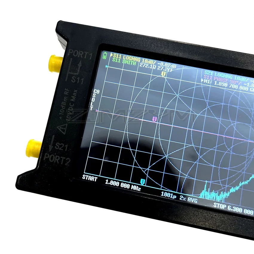 Imagem -04 - Litevna 3.95 Tela de Toque Analisador de Rede Vetorial hf Vhf Uhf Antena Atualização do Nanovna Novo Litevna64 50khz6.3ghz