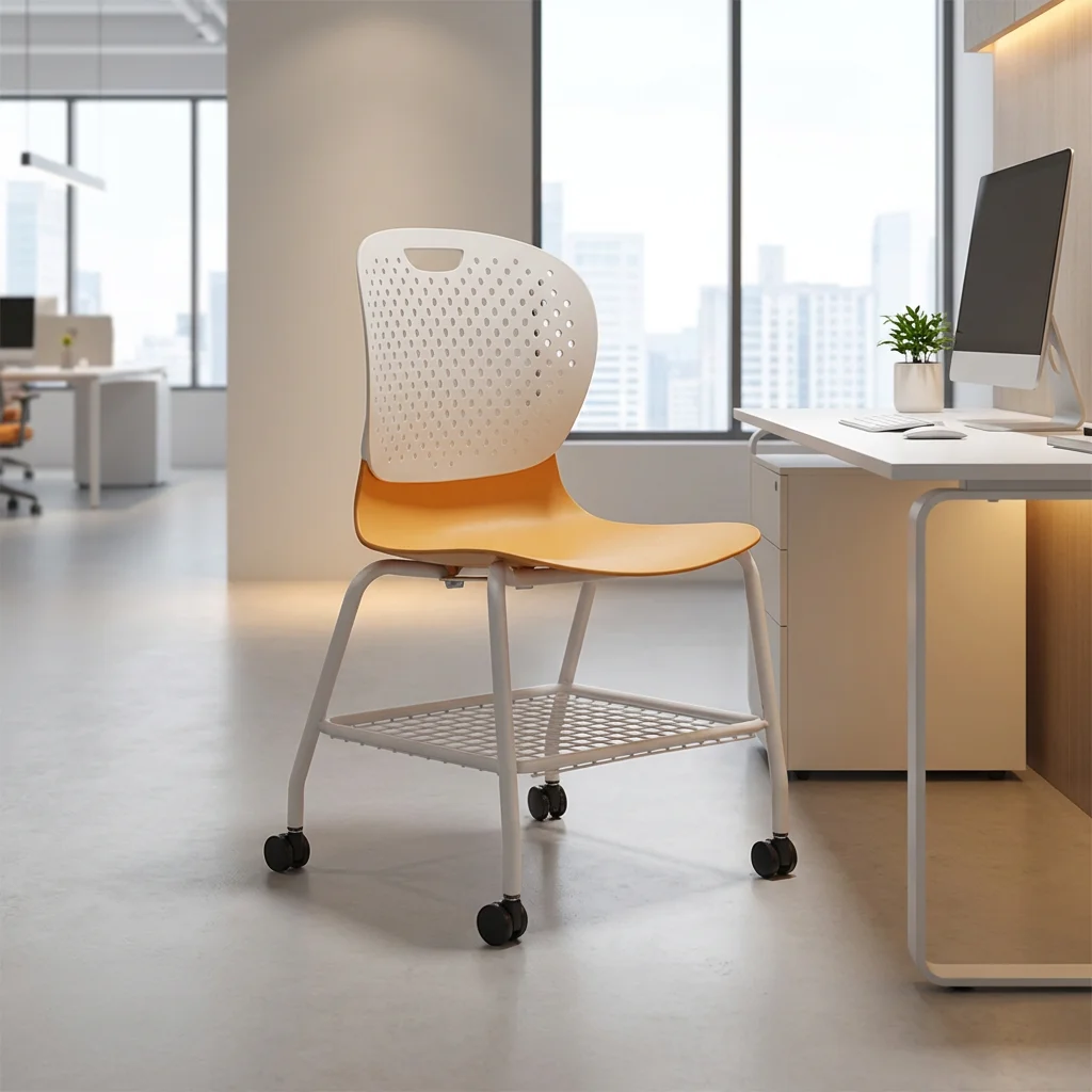 & Modern Plastic Reception Waiting Room Chair for Hospitality Events Conference Training School Venues