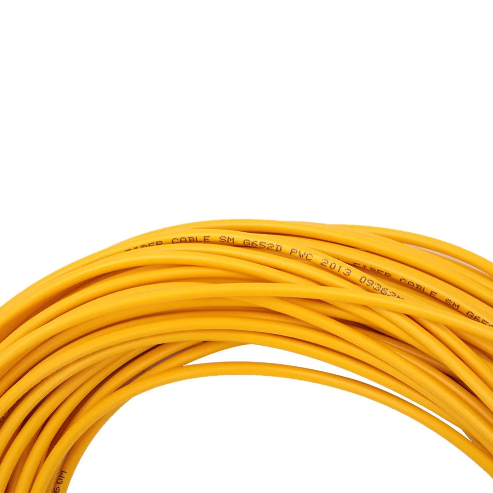 FC/UPC To FC/UPC Fiber Patch Cable Single Mode 20m Fiber Optic Jumper 1310-1550nm 9/125um Optical Patch Cord Internet Connection