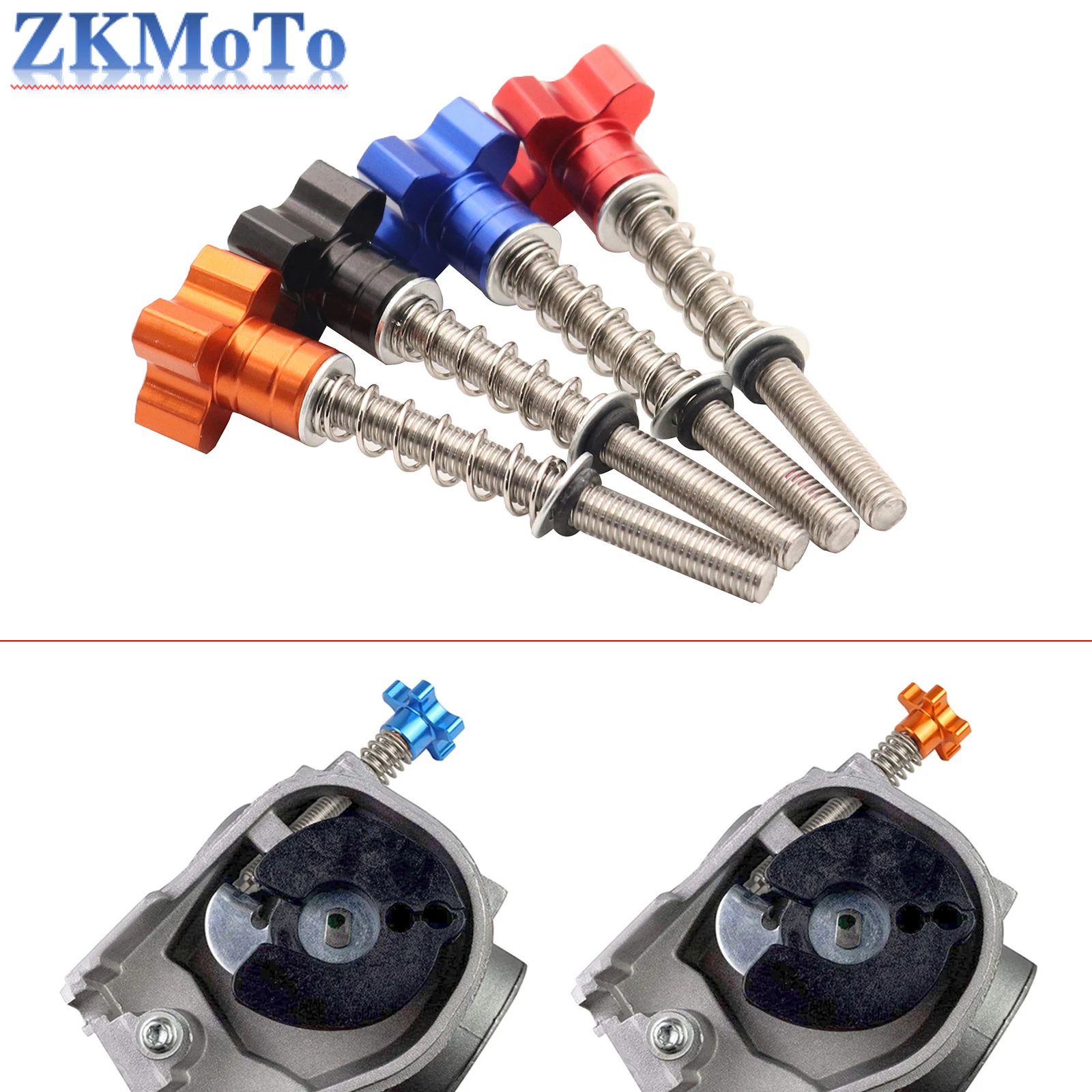 Motocross CNC Fuel Idle Speed Adjuster Screw For Husqvarna TE250i TE300i TX300i TE150i For KTM EXC XCW TPI 150 250 300 Parts