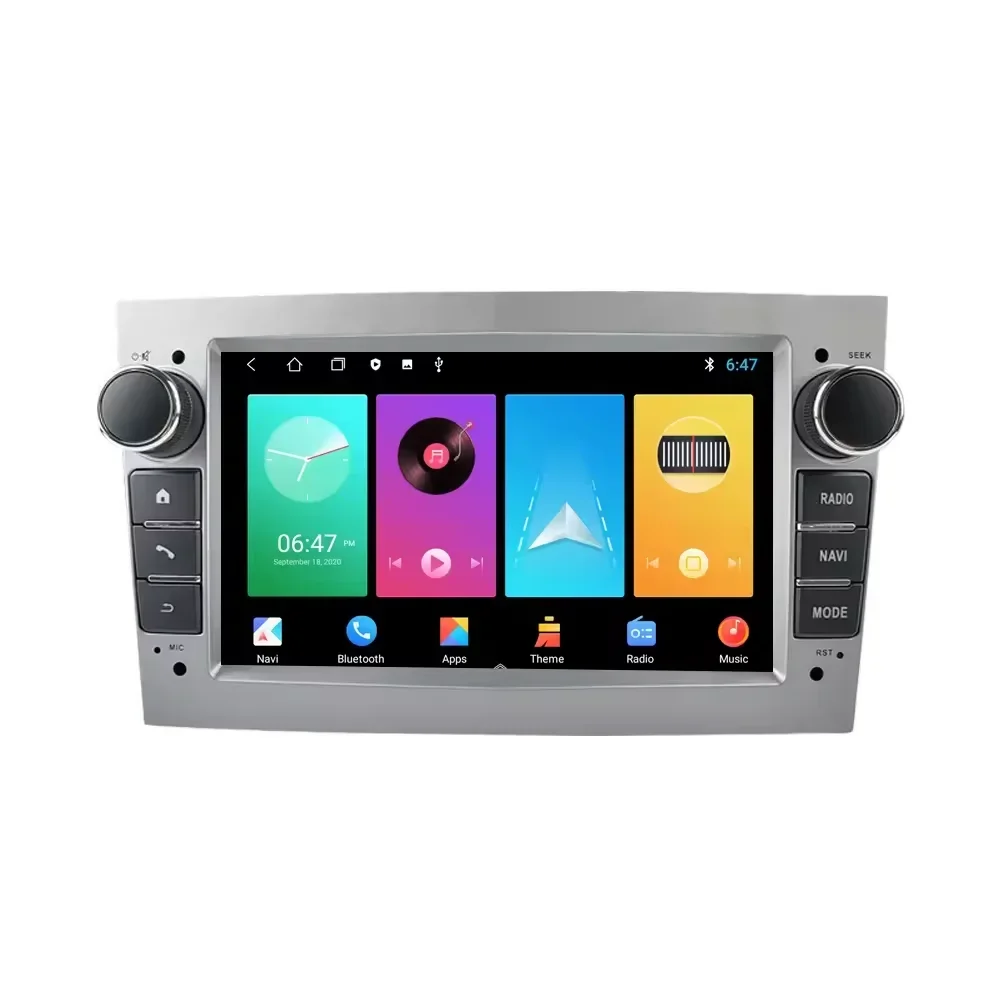 For Opel  2 Din Radio Car Android 12  GPS Navigation WiFi BT FM Autoradio Audio For Opel Corsa/Astra/Vectra/Zafira/Combo