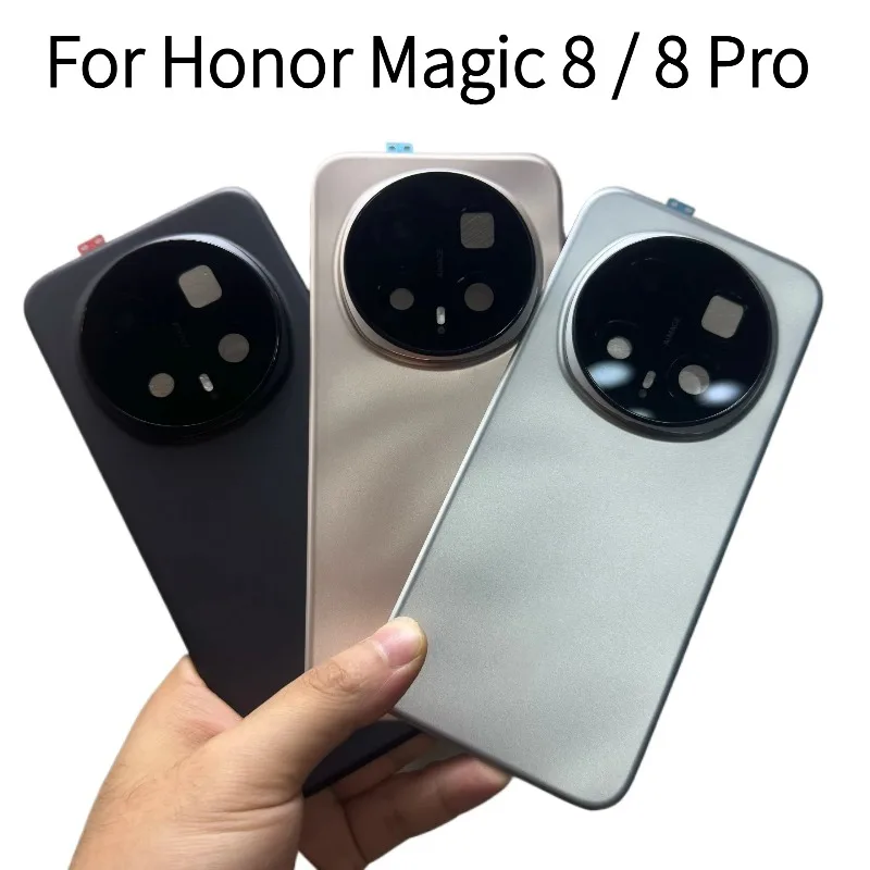 AAA+quality For Honor Magic 8 8 Pro Back Glass Battery Cover Rear Door Housing Case with back Camera Glass Cover Magic 8 pro