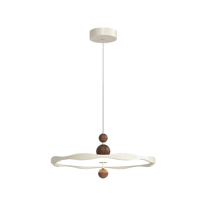 

Cream wind restaurant chandelier full spectrum living room dining table bar eye protection light simple designer flying saucer