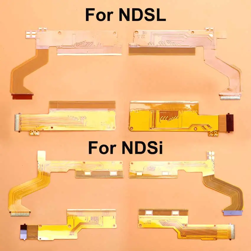 ChengHaoRan Top Bottom LCD Display Screen Flex Cable For DS Lite NDSL NDSi Game Console Upper Lower LCD Ribbon Cable Parts