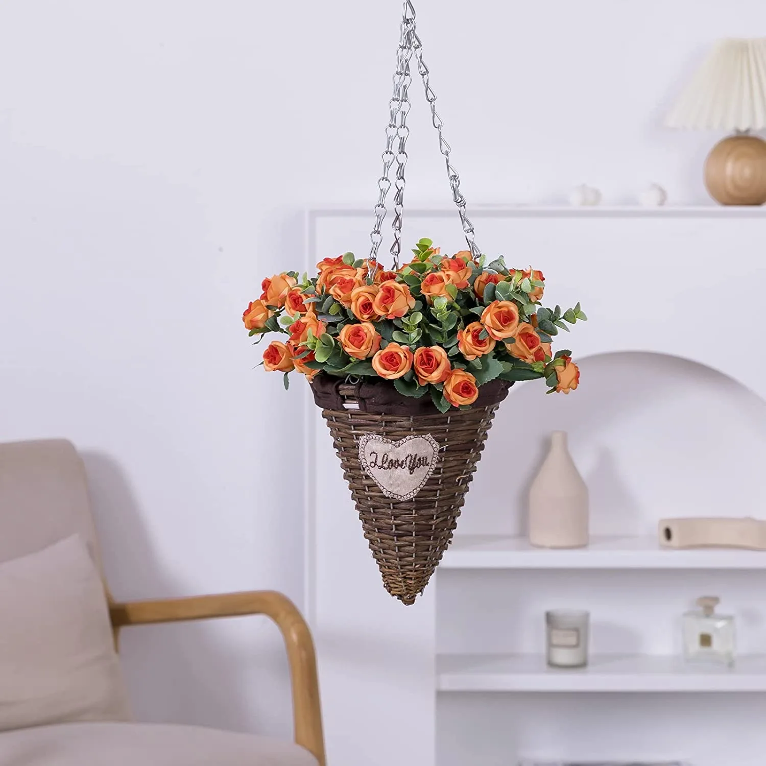 15 Köpfe Künstliche Seidenrosen Brautstrauß für Heim, Hochzeit, Blumenarrangement, Garten, Künstliche Blumen, DIY-Geschenk, Deko – Detail 21