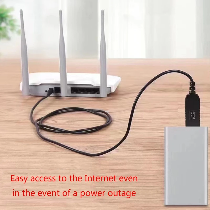 USB Power Line for DC 5V to for DC 9V / 12V Step UP Module Adapter USB Converter Cable 2.1x5.5mm Plug Accessories