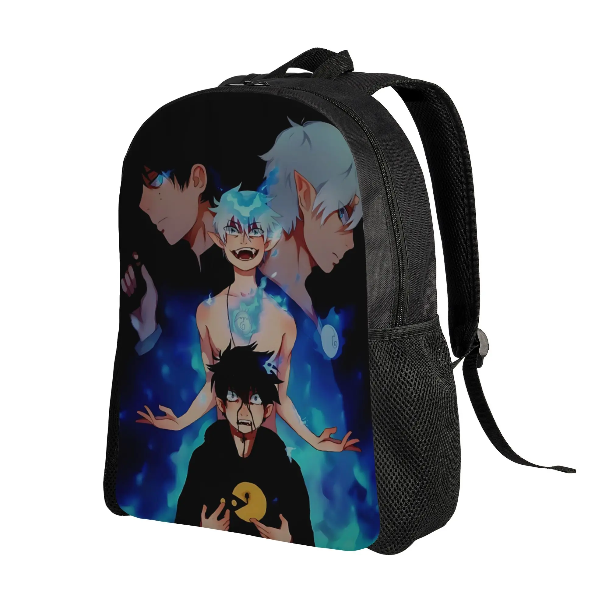 1Piece Pose New School Year Knapsack B-Blue ExorcistS Couple  Backpack