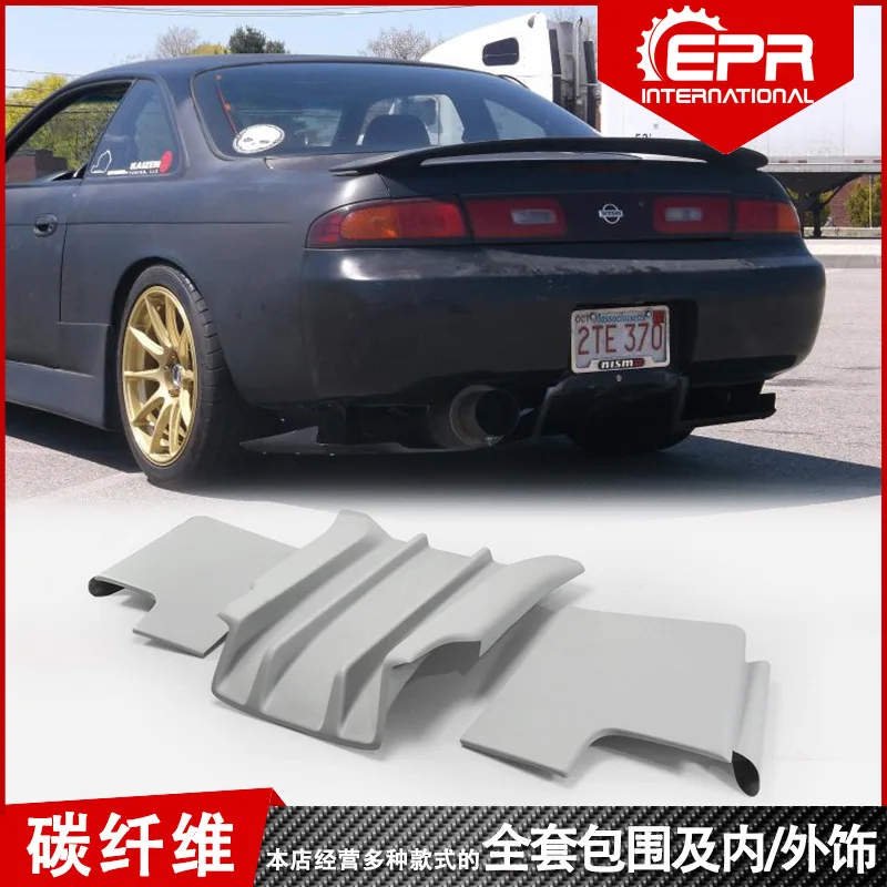 

Suitable for general purpose models EPA carbon fiber modified spoiler JDM Japanese modified spoiler rear lip baseplate
