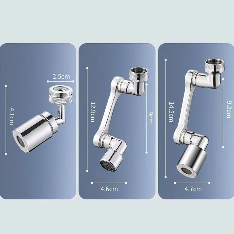 Neue Universal Rotation Extender Wasserhahn Belüfter Kunststoff Splash Filter Küche Wasserhahn Waschbecken Armaturen Bubbler Düse Roboter Arm