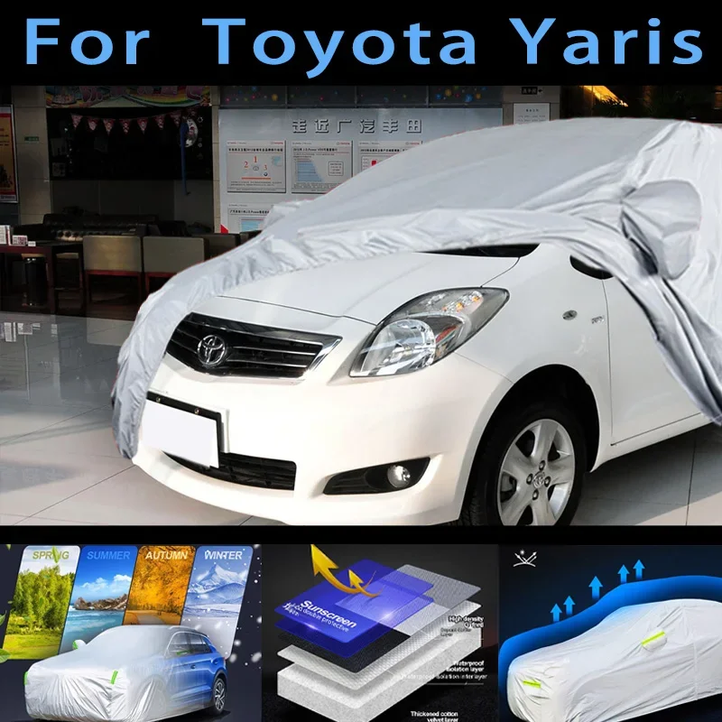 

For Toyota Yaris Car protective cover,sun protection,rain protection, UV protection,dust prevention auto paint protective