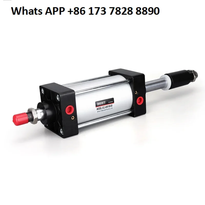 Pneumatic Standard SCJ Stroke Adjustable Cylinder 32/40/50/63/80X50/75/100/125/150/-50S