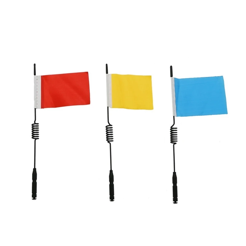 190Mm Metal Decorative Antenna And Flag For 1/10 RC Crawler Car Axial SCX10 90046 Traxxas TRX4 TRX6 RC4WD D90