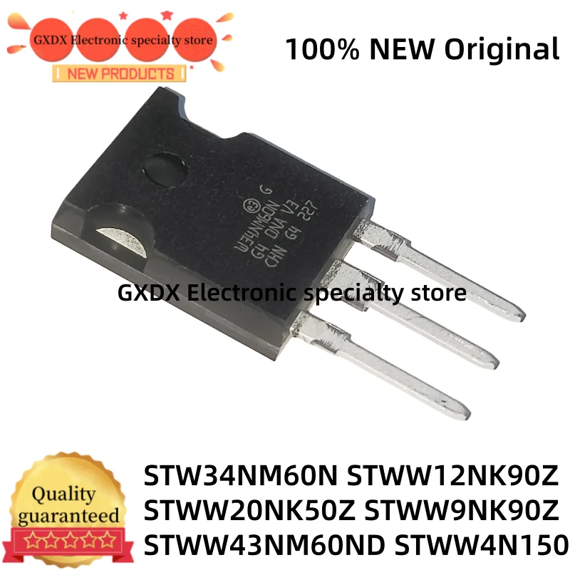 10-20 pieces 100% new original STW34NM60N 34NM60N W12NK90Z W20NK50Z W9NK90Z W43NM60ND W4N150 MOSFET TO-247