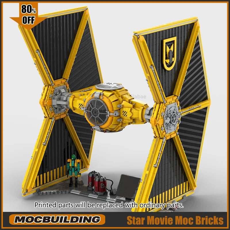 UCS Movie Mining Guild Interceptor MOC Building Blocks Space Fighter Technology Bricks Model Creative Collection Toys Xmas Gifts