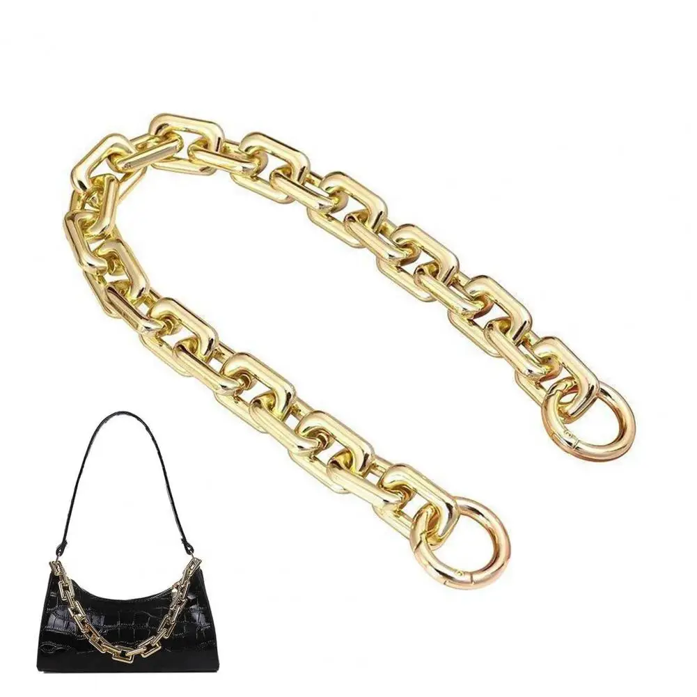

Durable Handbag Chain Bag Chain Accessory Metal Chain Bag Handle Replacement for Shoulder Bags Diy Silver Golden 40cm/60cm Bag