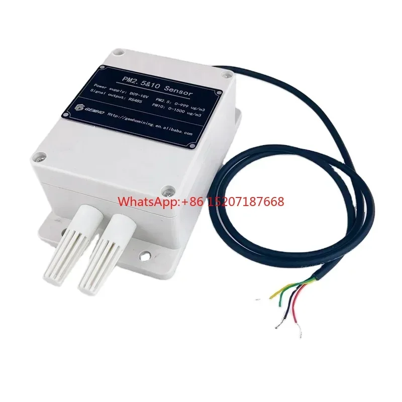 Professional Particulate Matter Sensor 4-20mA Air Quality Monitoring PM2.5/PM10 Dust Concentration Monitoring Sensor